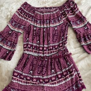 Off the shoulder romper